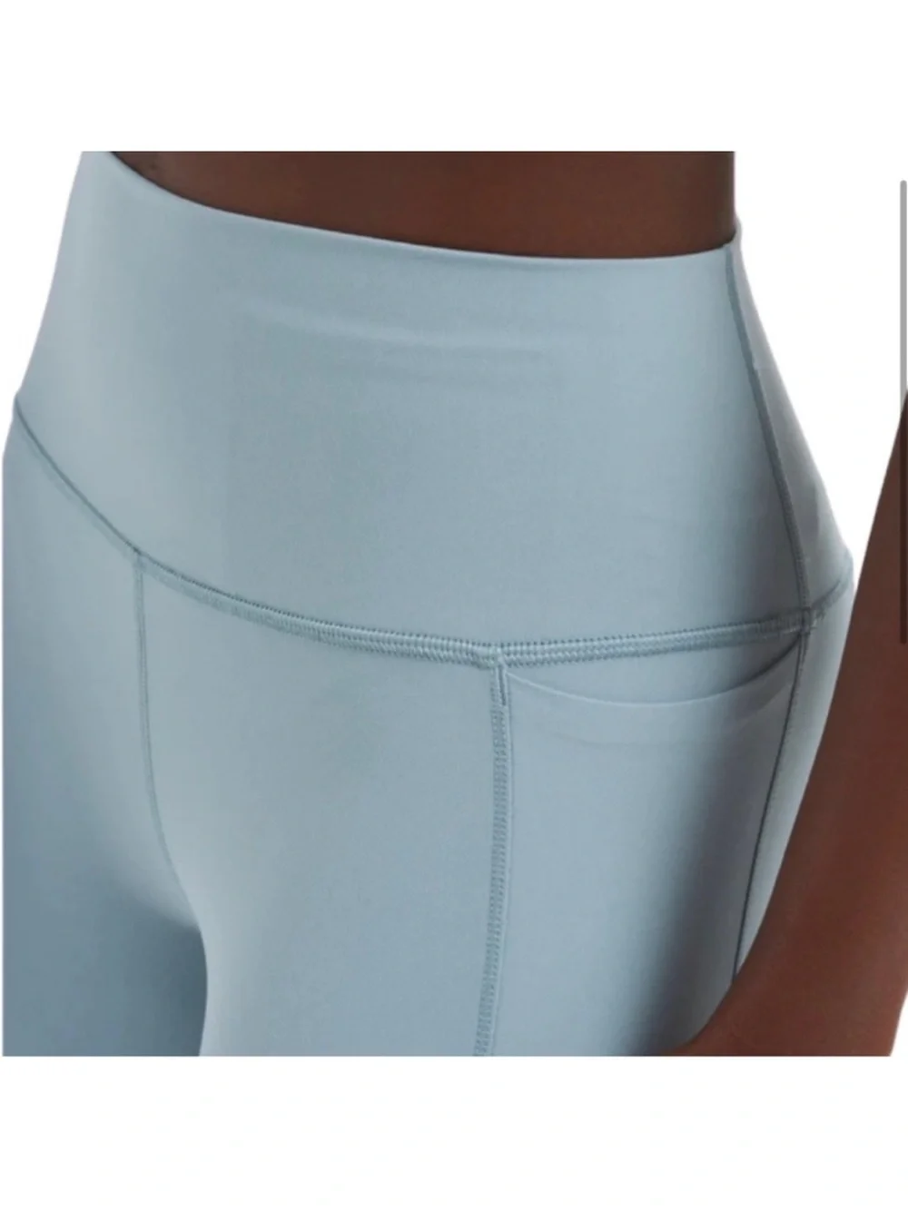 Vuori studio pocket leggings medium light green blue - Picture 3 of 10